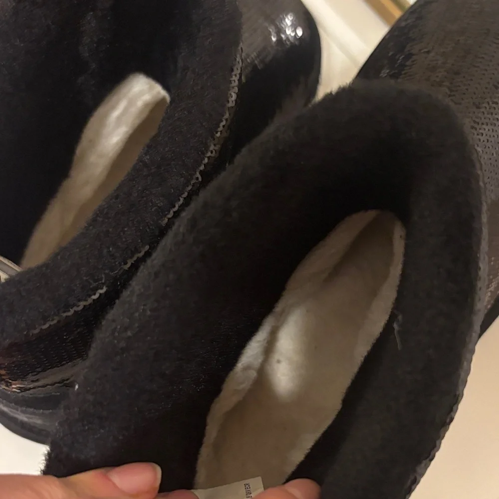 UGG Black Glitter Kids Boots